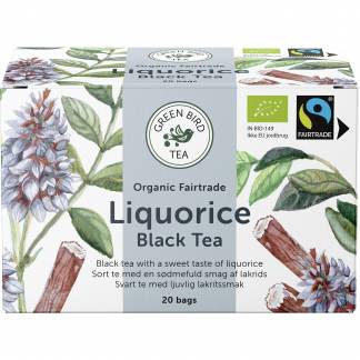 Green Bird Liquorice Black Tea 20 breve 