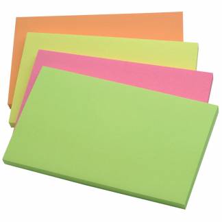 Q-connect notes 76x127mm rainbow 12stk 