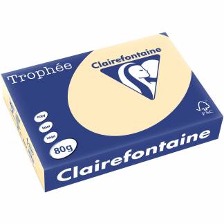 Trophee kopipapir A4 80g pastel chamois 