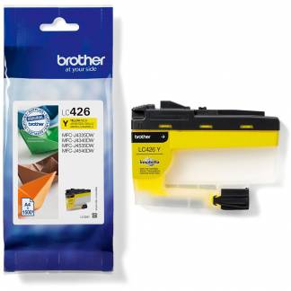 Brother LC426 bl&aelig;kpatron gul 1500ark