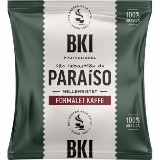BKI Paraiso formalet kaffe 75g 100ps 
