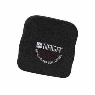 NAGA magnetisk tavlesvamp t/glastavle 5x5cm sort 