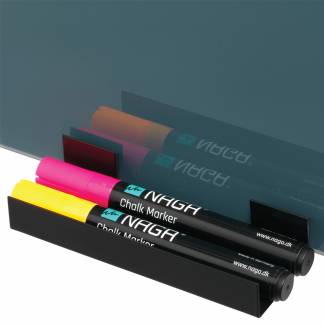 NAGA penneholder t/glastavler sort 