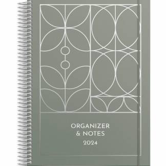 Burde 2024 24226500 Organizer Notes ugekalender A5 21x17,3cm 