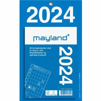 Mayland 2024 24253000 afrivningskalender 22,2x13,7cm 