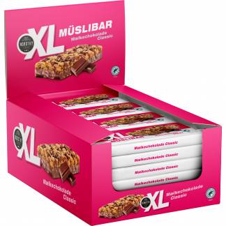 Nordthy XL müslibars mælkechokolade 24stk 