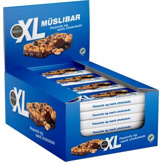 Nordthy XL müslibars peanuts & mørkchokolade 24stk 