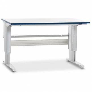 Arbejdsbord 80x200cm lysegr&aring; 400kg