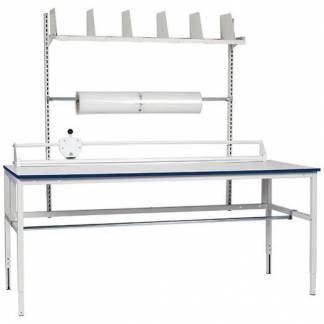 Pakkebord kombination 1 80x150cm lysegr&aring; 150kg