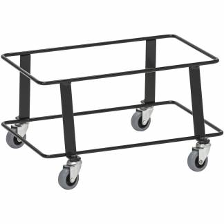 Kongamek rullevogn t/indk&oslash;bskurve sort