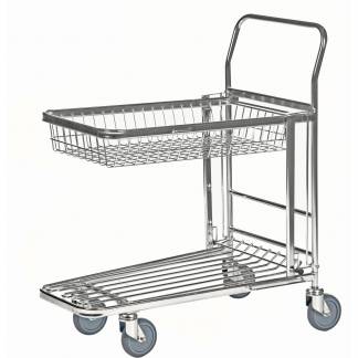 Kongamek indk&oslash;bsvogn m/kurv