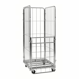 Kongamek rullebur m/halvh&aelig;ngt l&aring;ge 720x800x1800mm 400kg