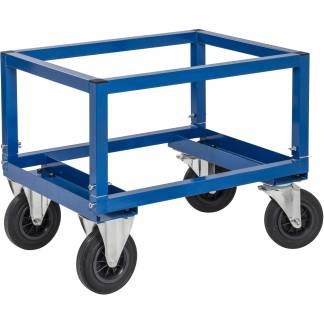 Kongamek halv pallevogn 800x600x654mm bl&aring; 800kg