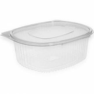 Verive oval plastbæger 105x133x43mm 250ml klar 