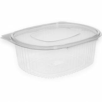 Verive oval plastbæger 158x184x66mm 1000ml klar 