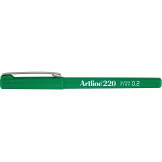 Artline EK220 fiberpen 0,2mm grøn 