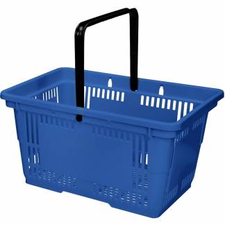 Indk&oslash;bskurv 28L bl&aring;