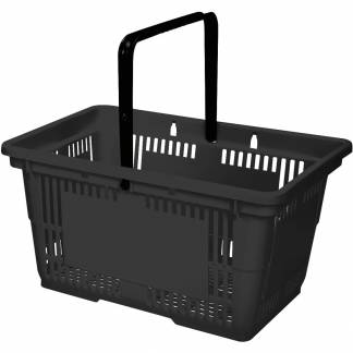 Indk&oslash;bskurv 28L sort