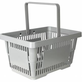 Indk&oslash;bskurv 20L gr&aring;