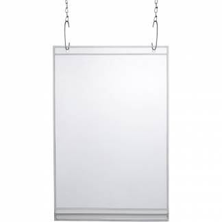 Vandafvisende plakatlomme A4 transparent