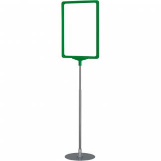 Plakatstander A4 320-620mm gr&oslash;n