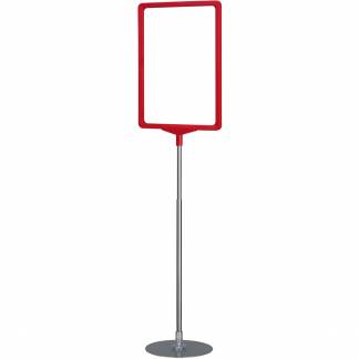 Plakatstander A3 320-620mm r&oslash;d