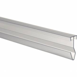 Hook indsatsskinne t/plakatskinne 1000mm transparent