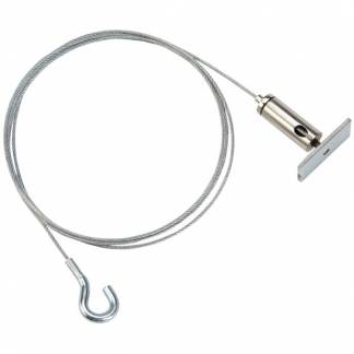 Wireoph&aelig;ng t/plakatskinne 1000x&Oslash;1,2mm