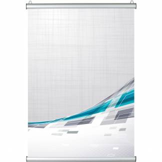 Poster-Snap II klemliste 500mm s&oslash;lv