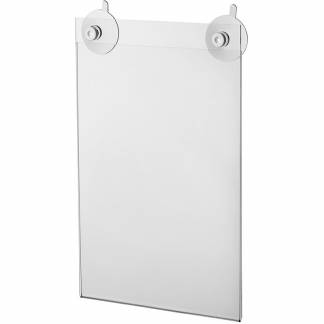 Akryllomme m/sugekopper A4 glasklar