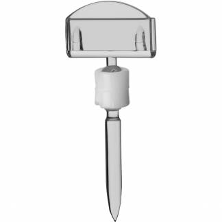 Sign Clip prisskilteholder m/spyd 73mm glasklar