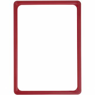 Skilteramme A4 r&oslash;d