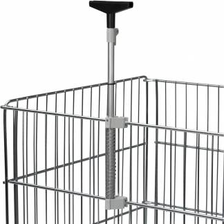 Skilteholder A3-A6 320-620mm sort