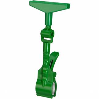 Uni skilteklemme m/h&aelig;ngsel A3-A6 gr&oslash;n