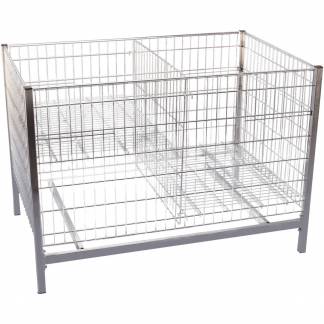 Salgskurv XL 800x1200x850mm 200kg krom