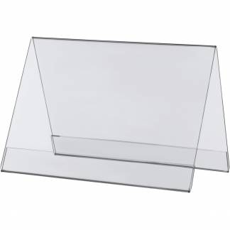 Teltdisplay akryl A5 glasklar