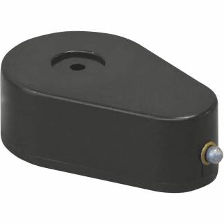 Teardrop pullbox 50x32x17mm sort