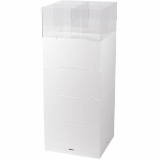 EasyCubes salgsdumper 400x400x1050mm hvid