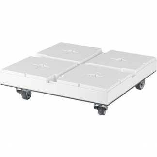 EasyCubes rullesokkel 400x400mm hvid