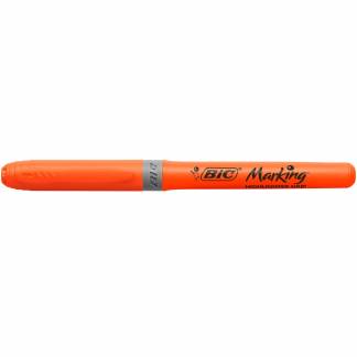 BIC Grip tekstmarker m/skr&aring; spids orange 12stk 