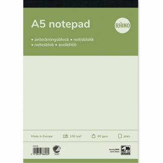 Rhino telefonblok 60g A5 ulinjeret hvid