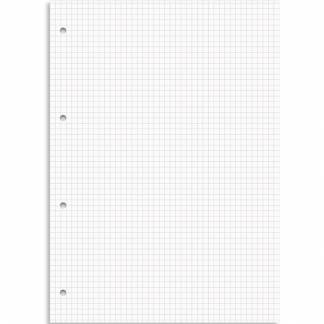 Rhino konferenceblok 60g hvid A4 kvadreret toplimet 25ark 
