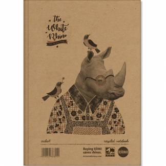 Rhino Recycled kinabog 70g A4 linjeret 