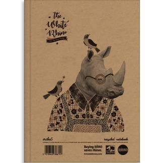 Rhino Recycled kinabog 70g A5 linjeret 