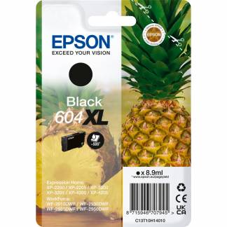 Epson 604XL bl&aelig;kpatron sort