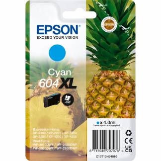 Epson 604XL bl&aelig;kpatron cyan