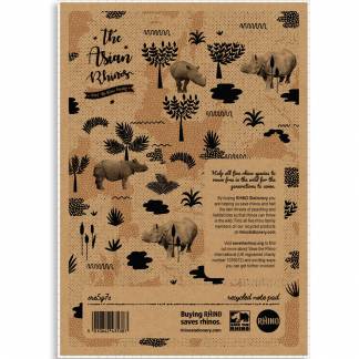 Rhino Recycled standardblok 70g A5 kvadreret 2 huller 