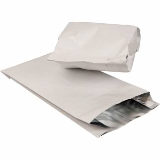 Grillpose m/aluminium 160x65x310mm hvid 250stk 