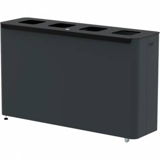 Eco Star sorteringsstation 4x60L antracit 