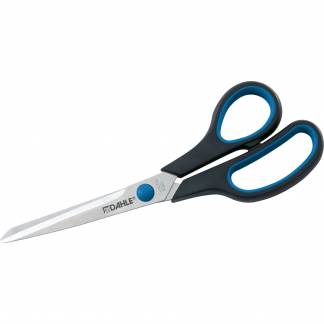 Dahle Office Comfort Grip saks 20cm sort/bl&aring; 